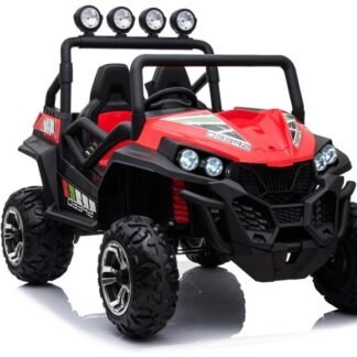 Coche eléctrico infantil Buggy RSX2 rojo 4x4,4WD, mando RC 12v - INDA717-LE-20312
